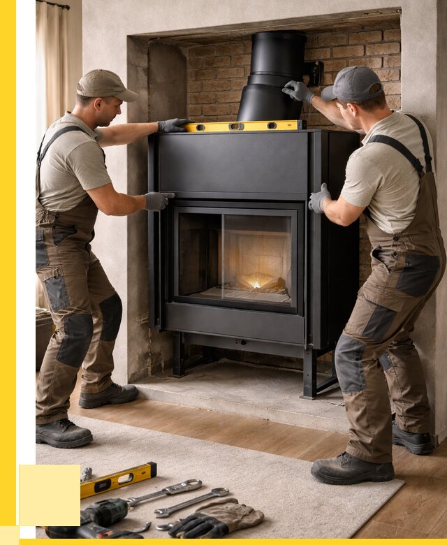 Установка каминных топок в Елабуге под ключ от 18230 р. | ЭриданЛбг