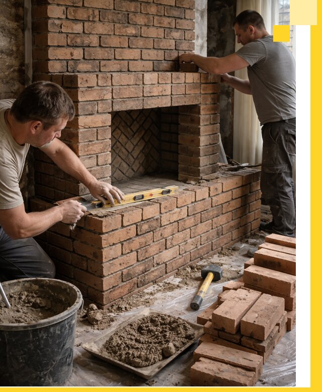 Изготовление и установка кирпичных каминов в Елабуге