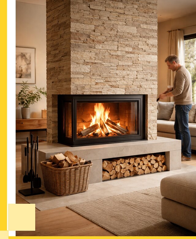 Дровяной камин под ключ в Елабуге от 202560 р. | ЭриданЛбг