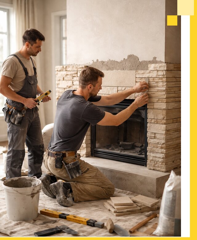 Установка и монтаж каминов для загородного дома в Елабуге