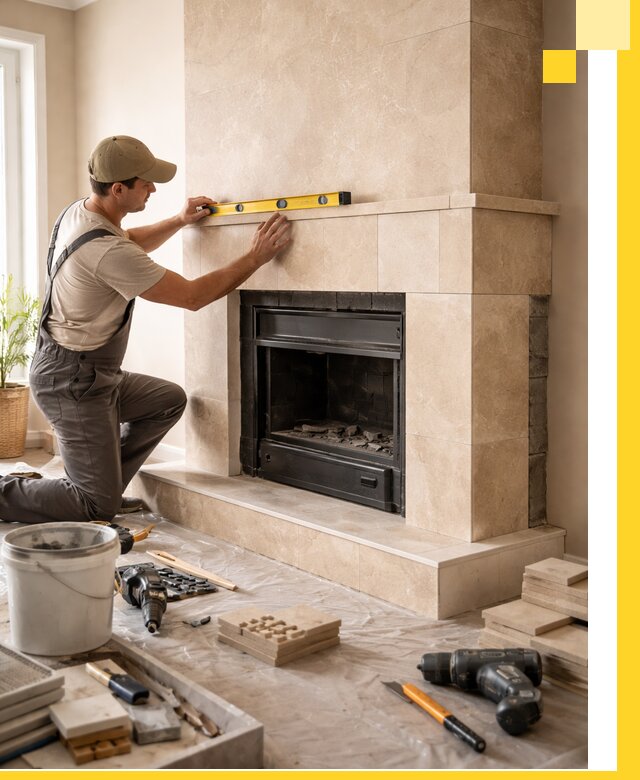 Установка и монтаж каминов в частном доме под ключ в Елабуге