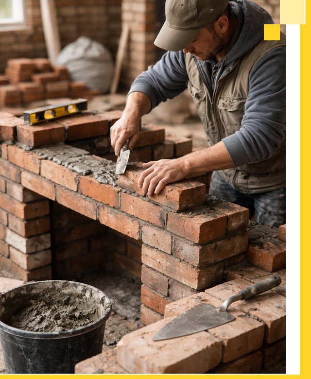 Кладка каминов под ключ в Елабуге профессиональная отделка и монтаж