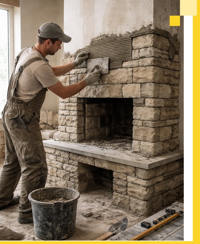 Строительство каминов под ключ в Елабуге от проектирования до монтажа