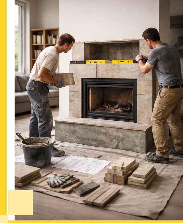 Монтаж каминов и установка в Елабуге от 45576 р. | ЭриданЛбг