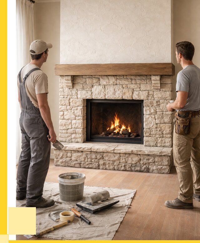 Отделка каминов в Елабуге от 6583 р. под ключ | ЭриданЛбг