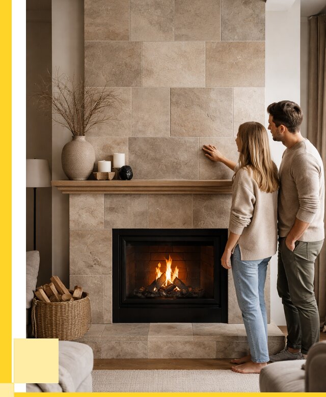 Облицовка каминов керамогранитом в Елабуге от 4558 р. | ЭриданЛбг