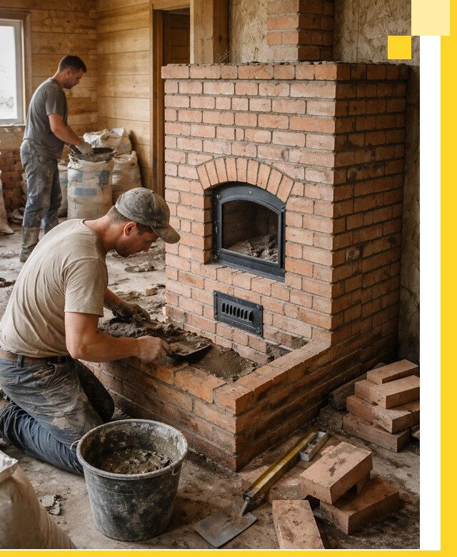 Профессиональное строительство печей в Елабуге под ключ