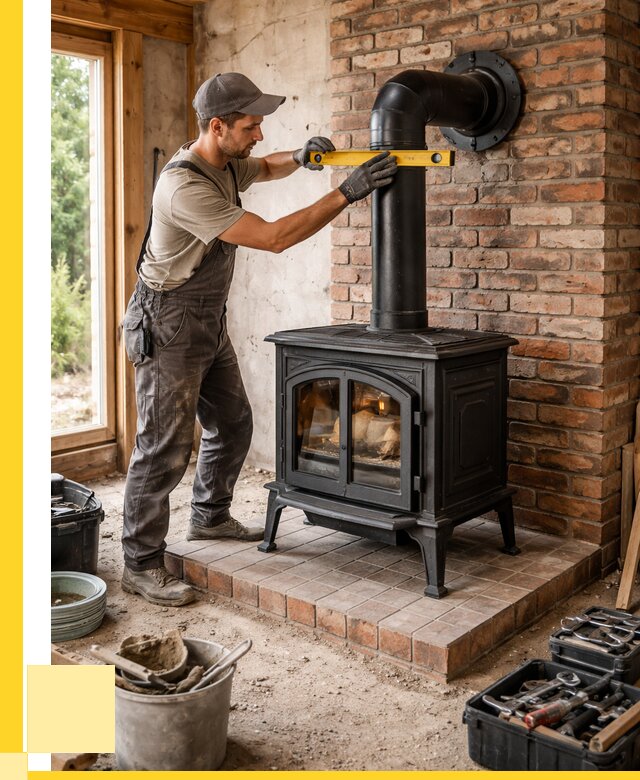 Монтаж печей установка банной печи в Елабуге от 15192 р. | ЭриданЛбг