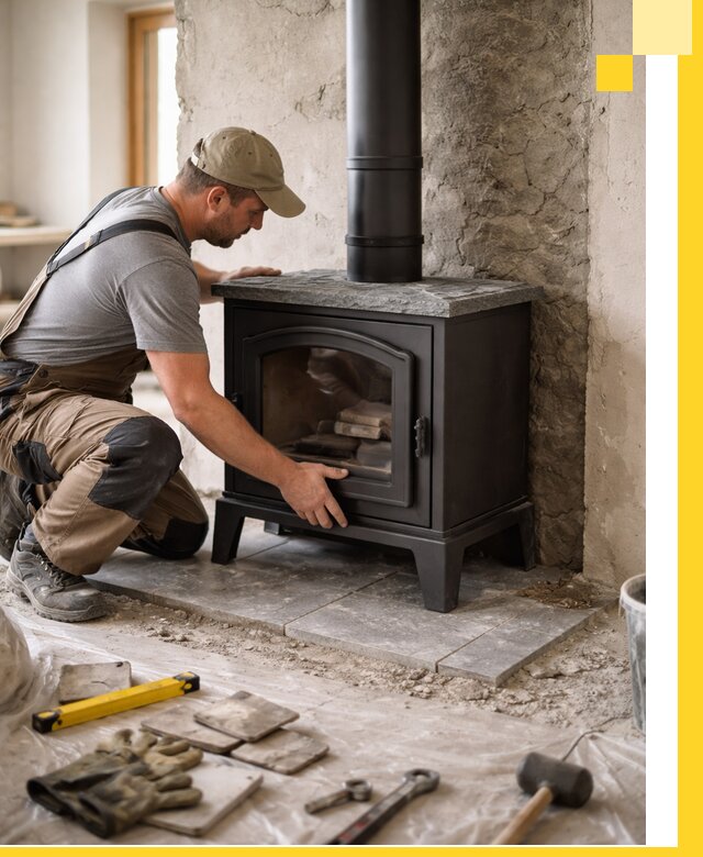 Профессиональный монтаж печей и каминов в Елабуге под ключ