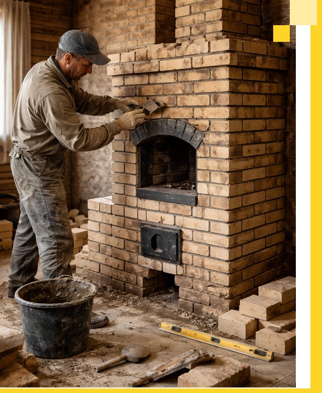Кирпичные печи под ключ в Елабуге: проектирование и кладка