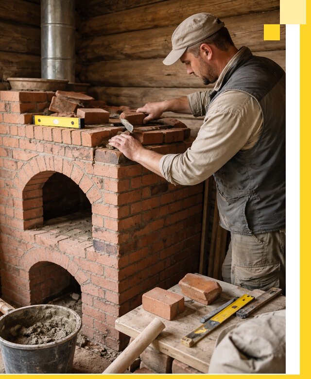 Изготовление и установка русских печей в Елабуге под ключ