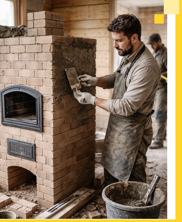 Изготовление и установка печей-шведок под ключ в Елабуге