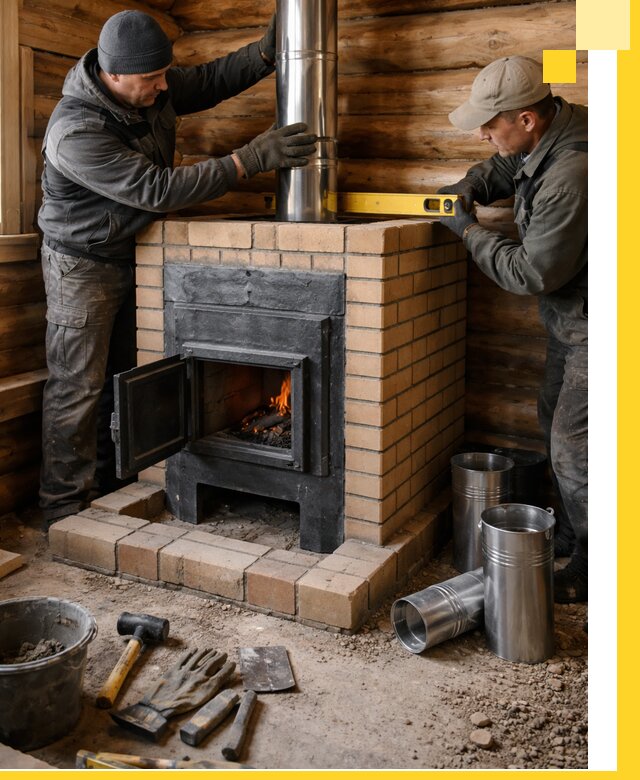 Проектирование, изготовление и установка банных печей в Елабуге