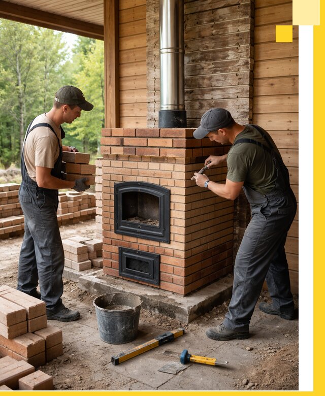 Производство и установка дачных печей под ключ в Елабуге