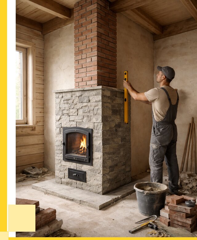 Печи и дымоходы под ключ в Елабуге от 45576 р., ЭриданЛбг