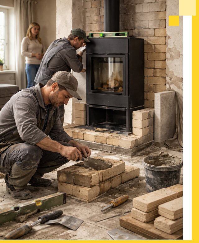 Печи и камины под ключ: проект, установка в Елабуге