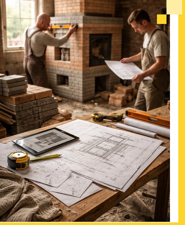 Проекты печей и каминов с индивидуальным дизайном в Елабуге