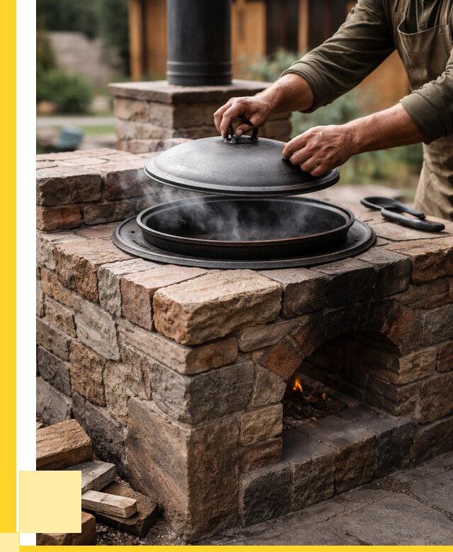 Печи для казана в Елабуге по цене от 18230 р. | ЭриданЛбг