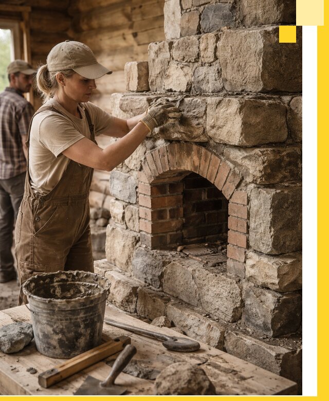 Каменные печи на заказ и монтаж в Елабуге, долговечные решения