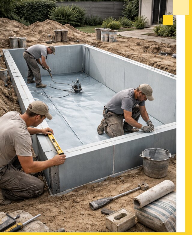 Профессиональный монтаж бассейнов под ключ в Елабуге с гарантией