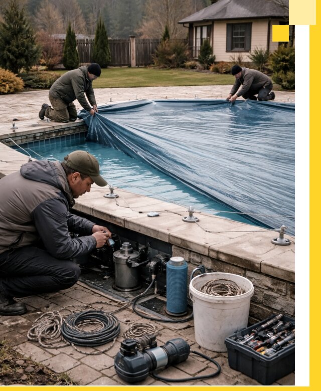 Консервация бассейнов в Елабуге: подготовка к длительному хранению