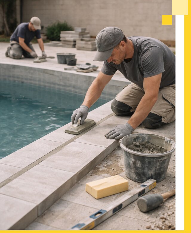 Отделка бассейнов в Елабуге: декоративная отделка и гидроизоляция