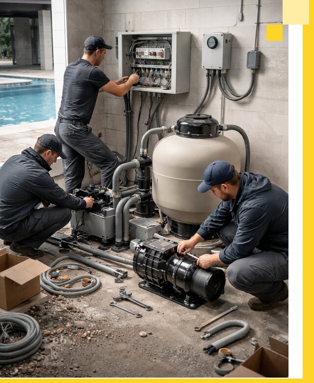 Профессиональный монтаж оборудования для бассейнов в Елабуге