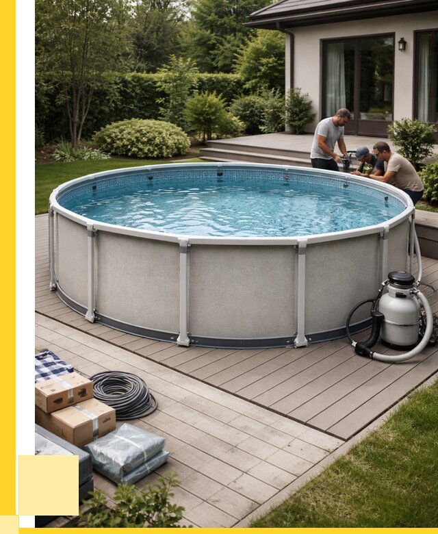 Купить каркасные бассейны в Елабуге от 45576 р. | ЭриданЛбг