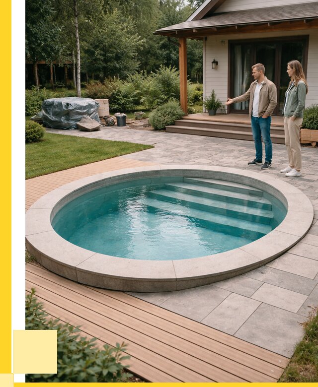 Бассейн на даче под ключ в Елабуге от 202560 р., ЭриданЛбг