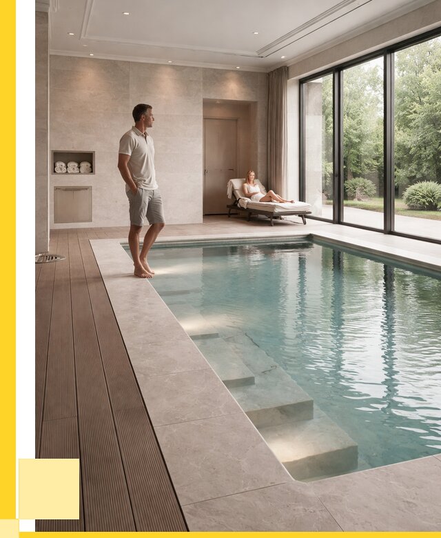 Бассейны в коттедже под ключ в Елабуге от 1215360 р. | ЭриданЛбг