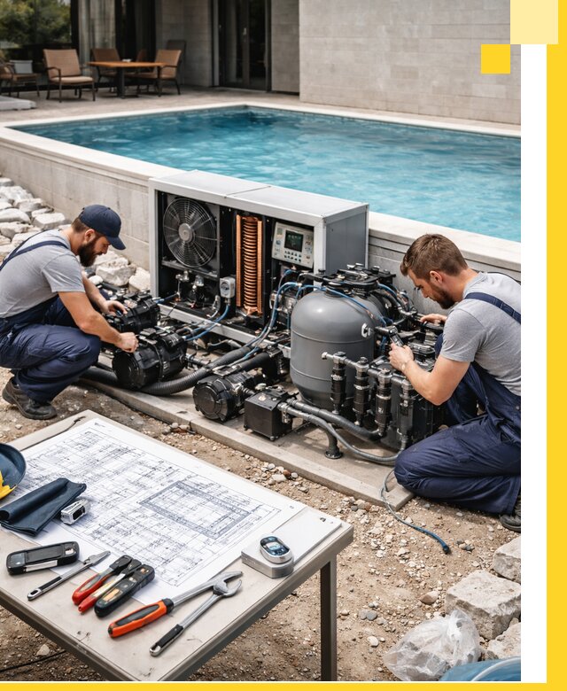 Проектирование и монтаж бассейнов с подогревом в Елабуге