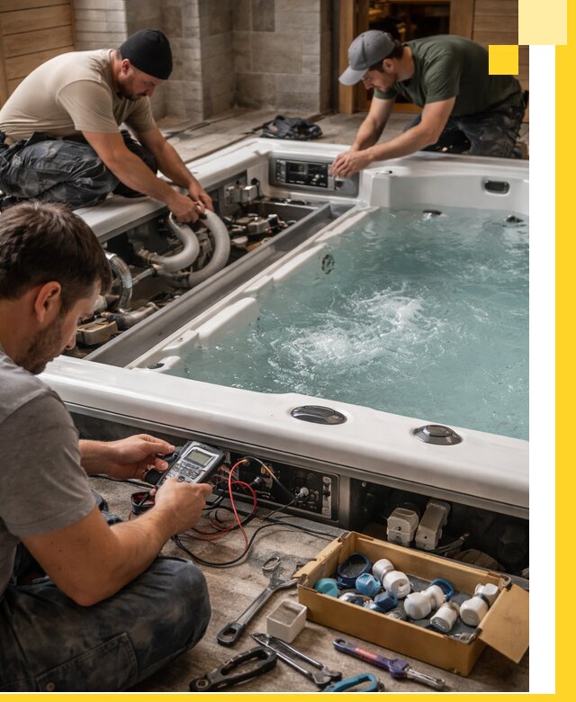 Гидромассажные бассейны под ключ в Елабуге, дизайн и монтаж