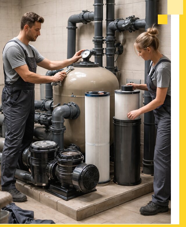 Фильтры и системы фильтрации для бассейнов в Елабуге