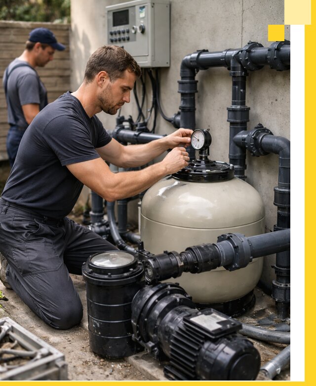 Поставка и монтаж фильтровального оборудования для бассейнов в Елабуге