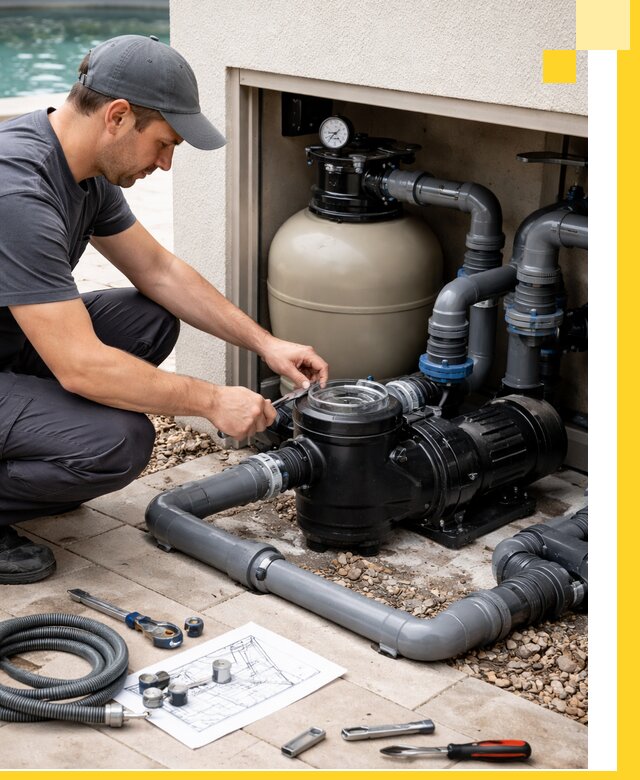 Поставка, монтаж и сервис насосов для бассейнов в Елабуге