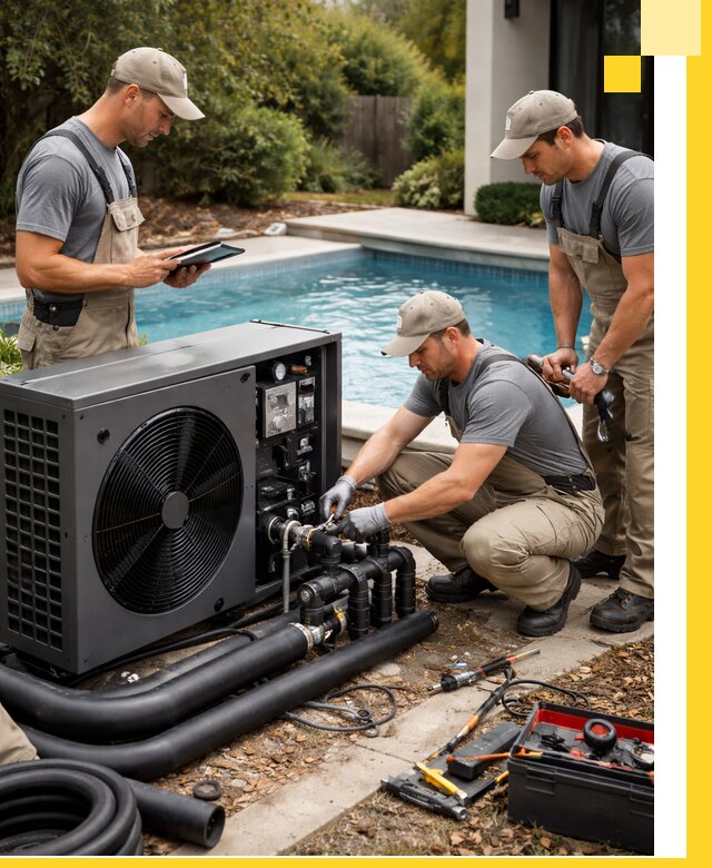 Проектирование и установка тепловых насосов для бассейнов в Елабуге