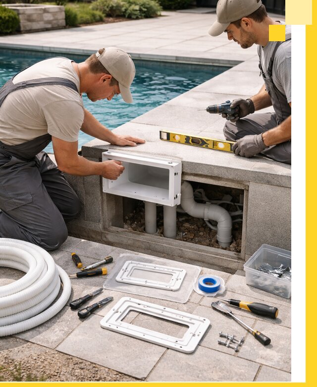 Поставка и установка скиммеров для бассейнов в Елабуге