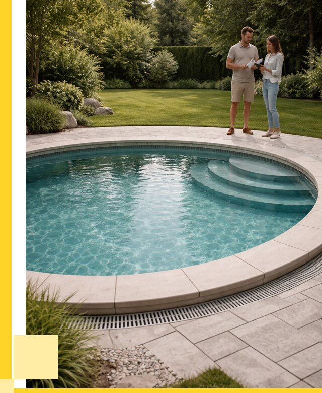 Круглые каркасные бассейны купить в Елабуге от 253200 р. | ЭриданЛбг