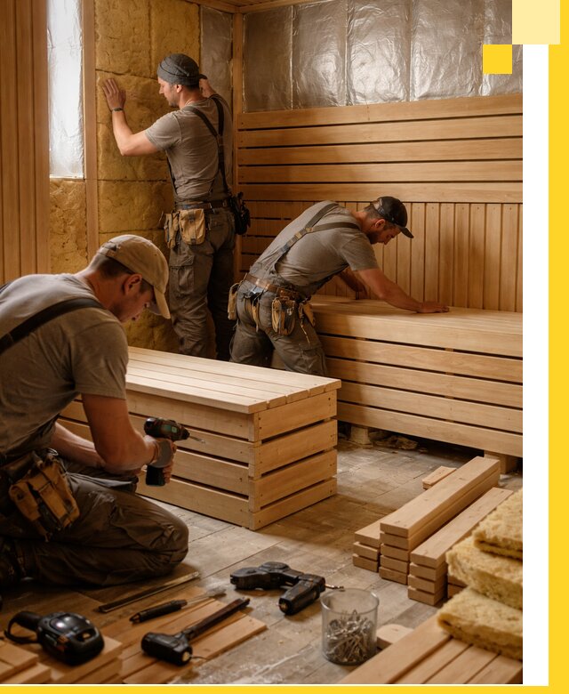 Профессиональное строительство саун под ключ в Елабуге