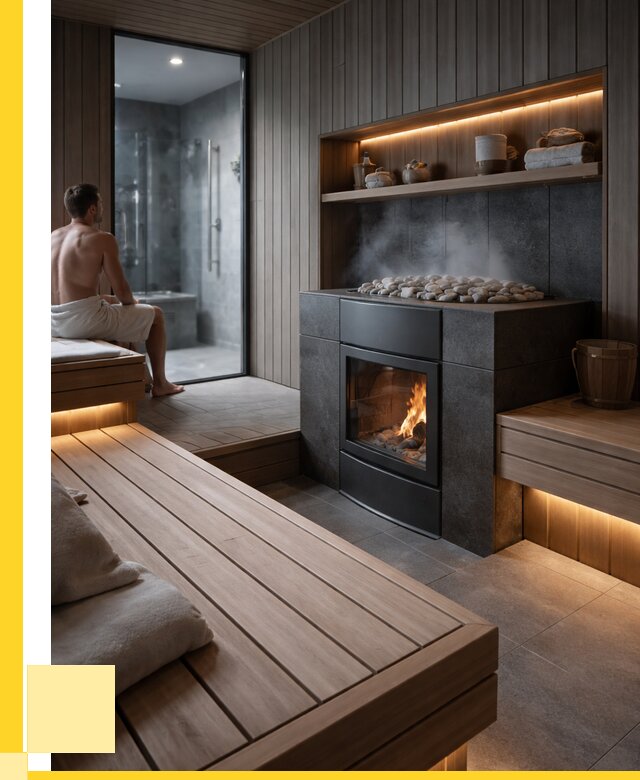 Проект сауны в частном доме в Елабуге от 35448 р. | ЭриданЛбг
