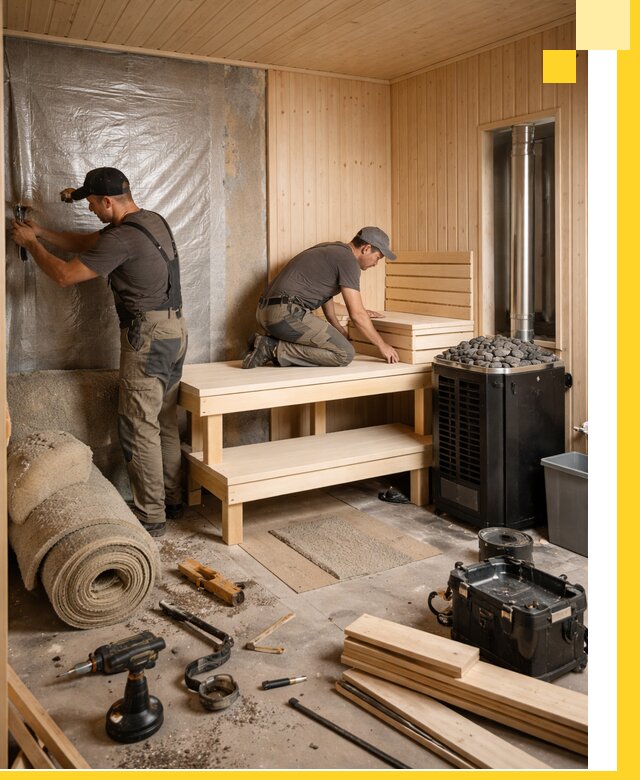 Проекты саун под ключ в Елабуге дизайн и строительство