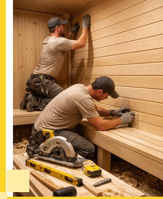 Обшивка саун вагонкой в Елабуге от 2532 р. | ЭриданЛбг