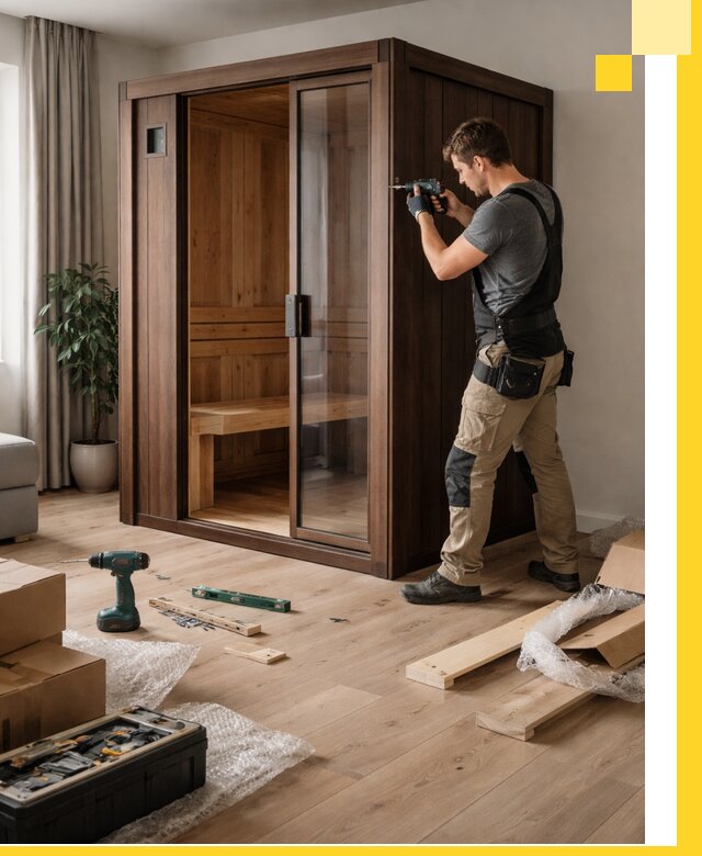 Установка и производство мини саун под ключ в Елабуге