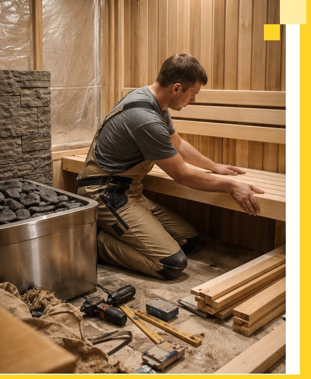 Сауны для дома под ключ с проектированием и монтажом в Елабуге