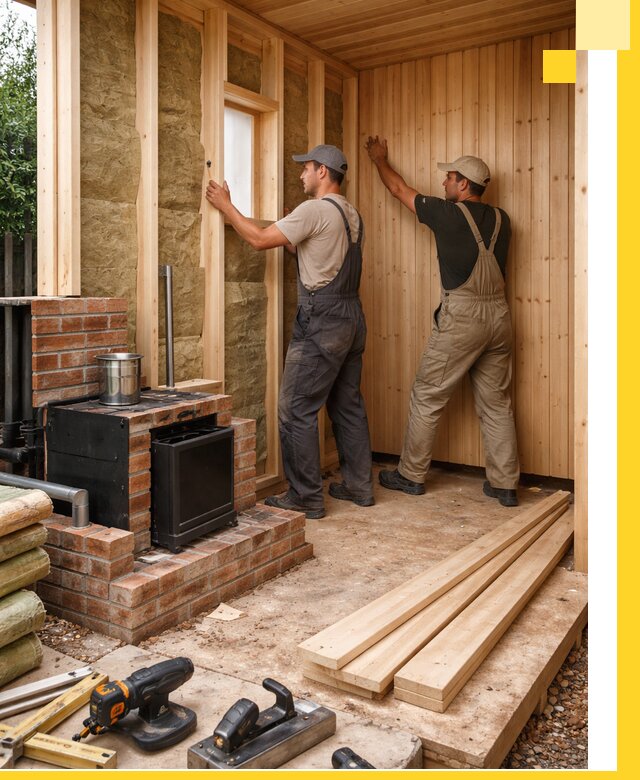 Строительство и установка дачных саун под ключ в Елабуге