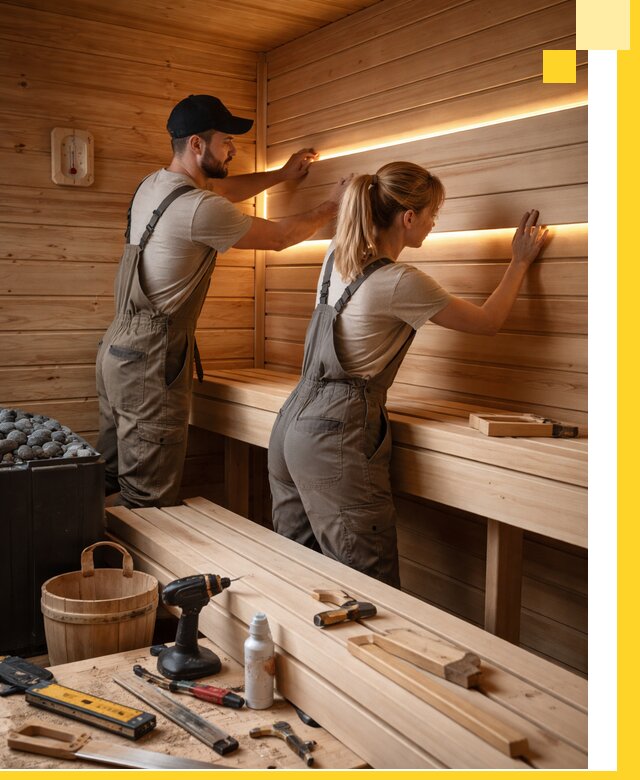 Дизайн саун и бань под ключ с индивидуальным проектом в Елабуге