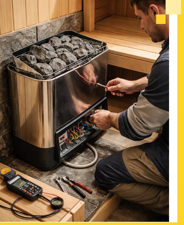 Продажа и установка электрокаменок для саун в Елабуге