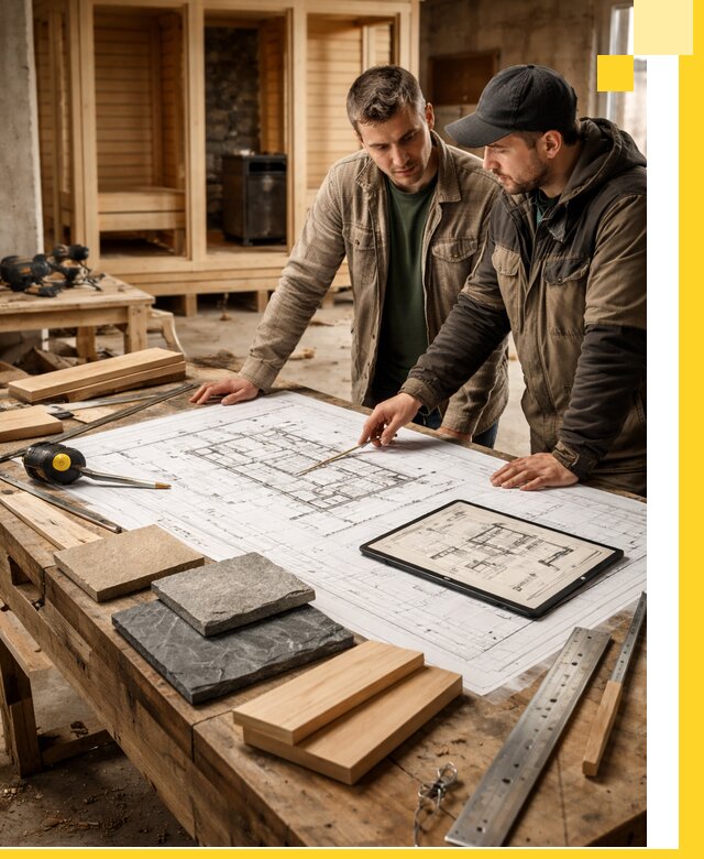 Проекты бань под ключ и планы строительства в Елабуге