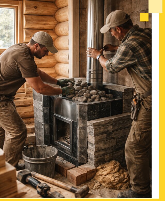 Строительство и отделка русских бань под ключ в Елабуге