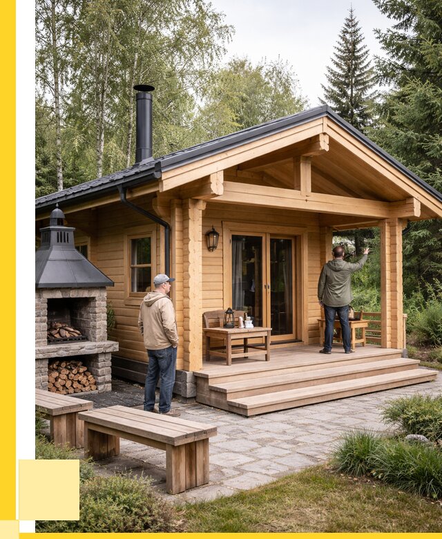 Деревянные бани под ключ в Елабуге от 455760 р. | ЭриданЛбг